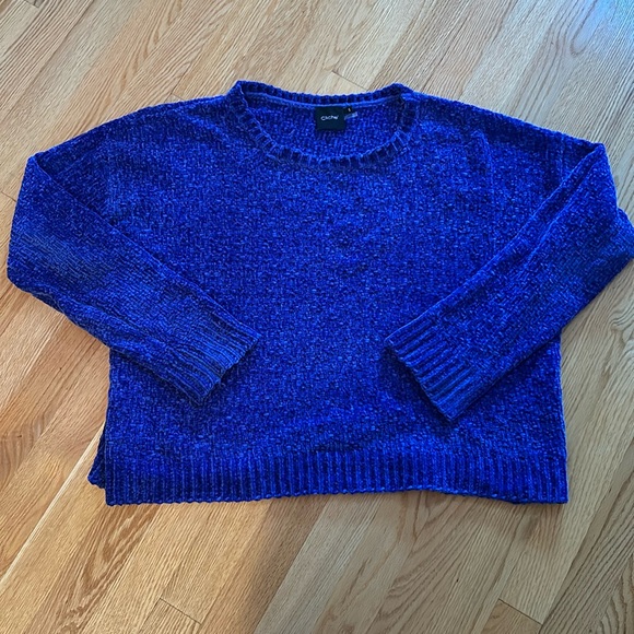Woven blue sweater size s - Picture 1 of 2